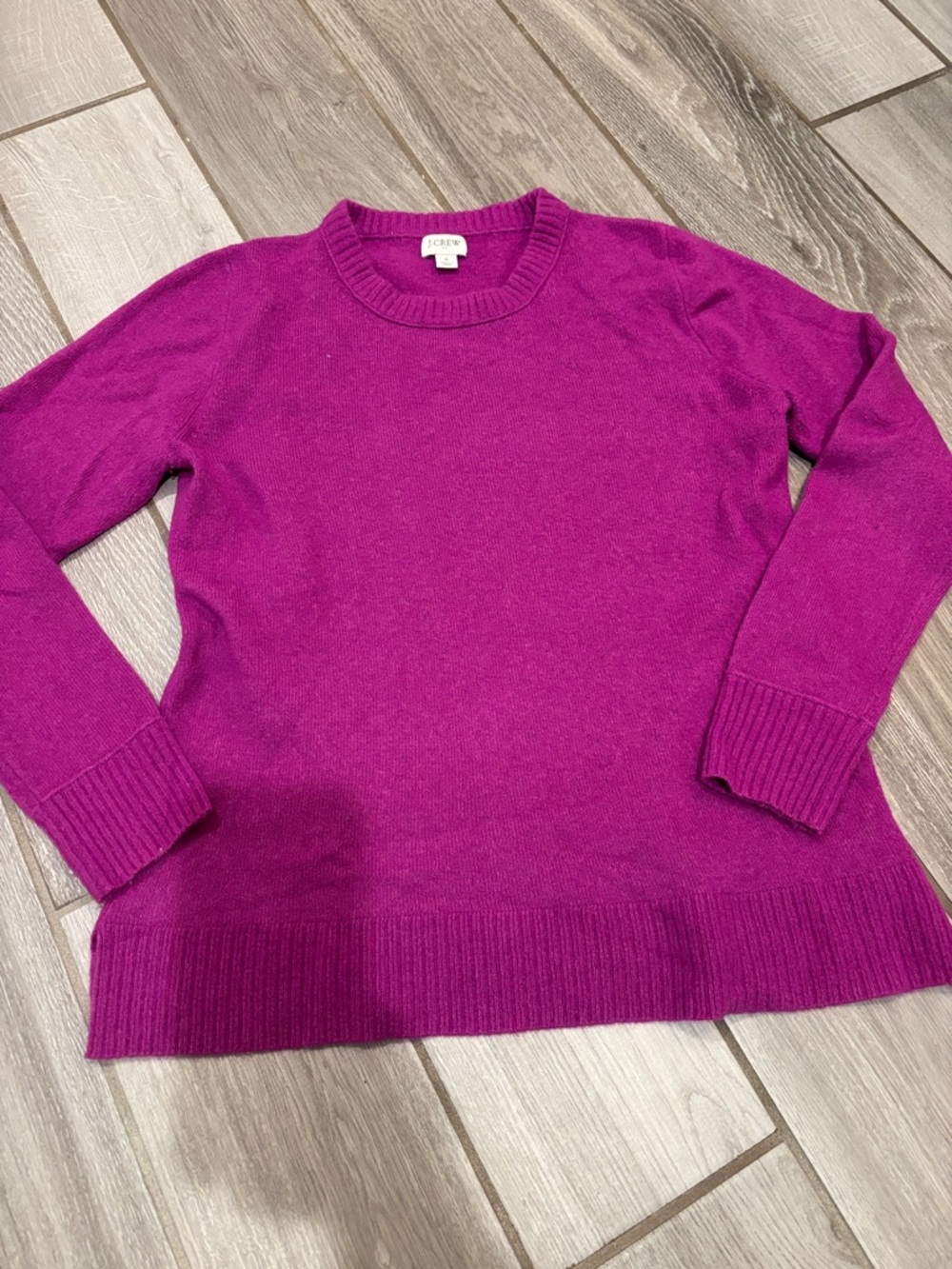 J. Crew Women's Crewneck Sweater - Fuchsia